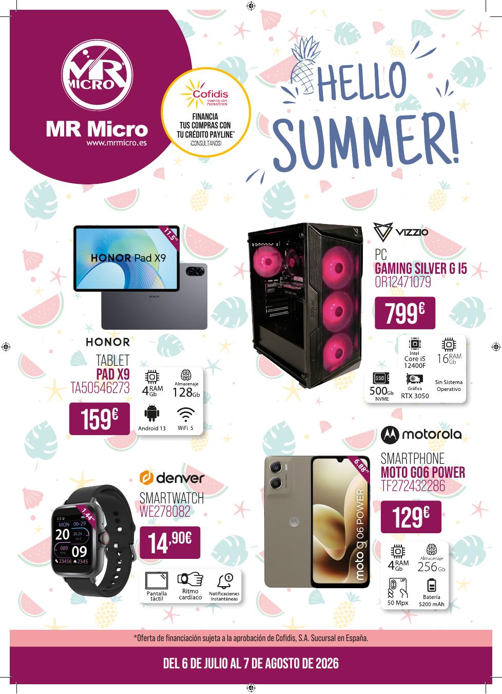 Portada del folleto de ofertas vigente